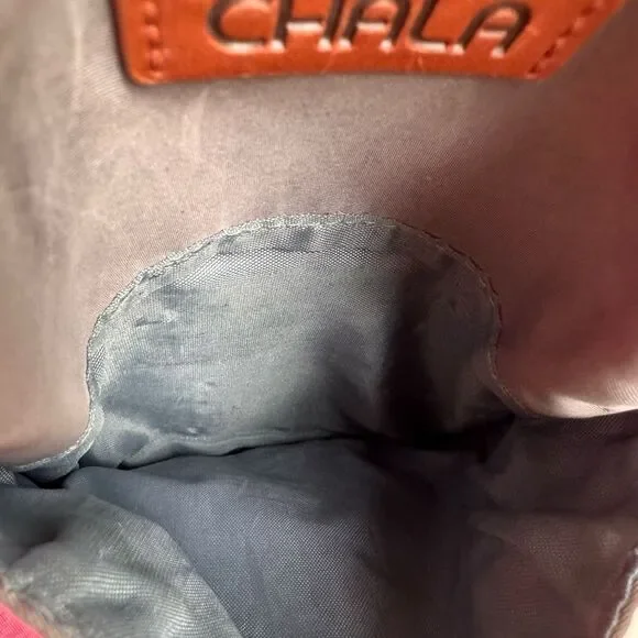 Chala Venture Cellphone Crossbody Bag - Paw Print / Dog RFID Grey Vegan Leather - Picture 6 of 9